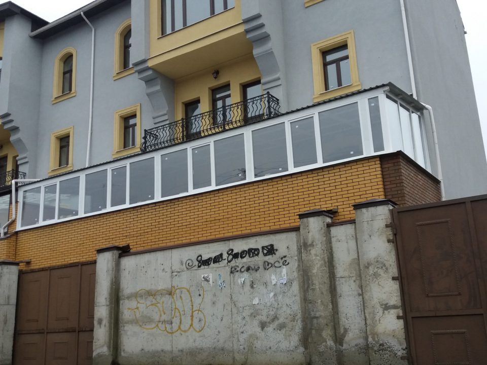 Балконная рама по улице Кузнечной